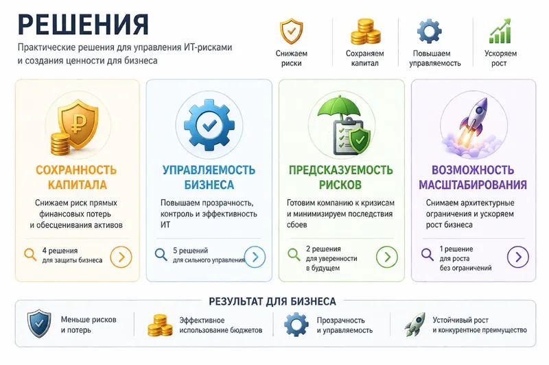 Решения TODOIT: практические решения для управления ИТ-рисками и создания ценности для бизнеса