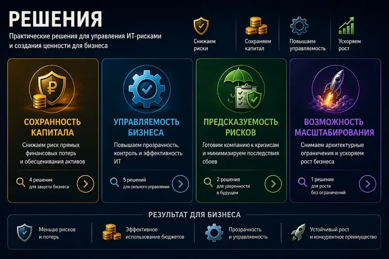 Решения TODOIT: практические решения для управления ИТ-рисками и создания ценности для бизнеса